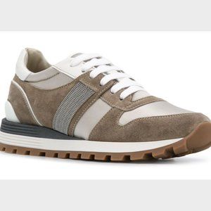 Brunello Cucinelli colour block low-top sneakers 6